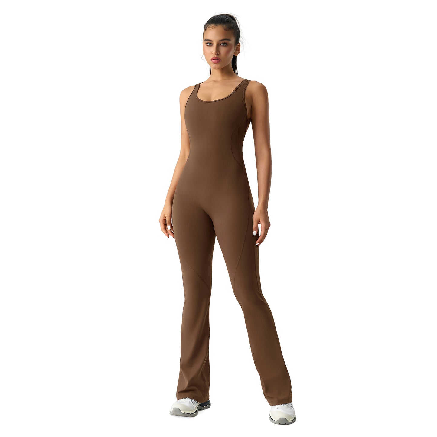 Combinaison Fitness Femme Dos Nu -Sport-Yoga-extérieur
