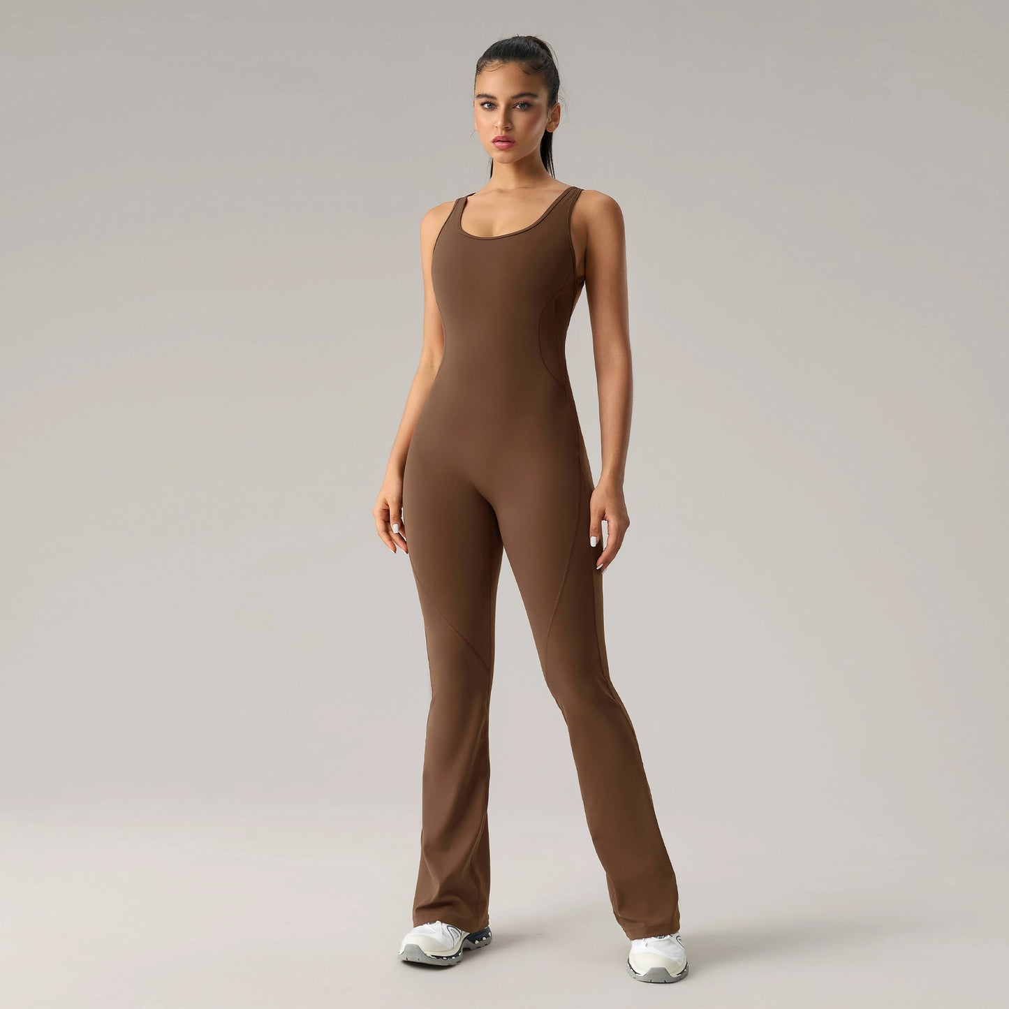Combinaison Fitness Femme Dos Nu -Sport-Yoga-extérieur