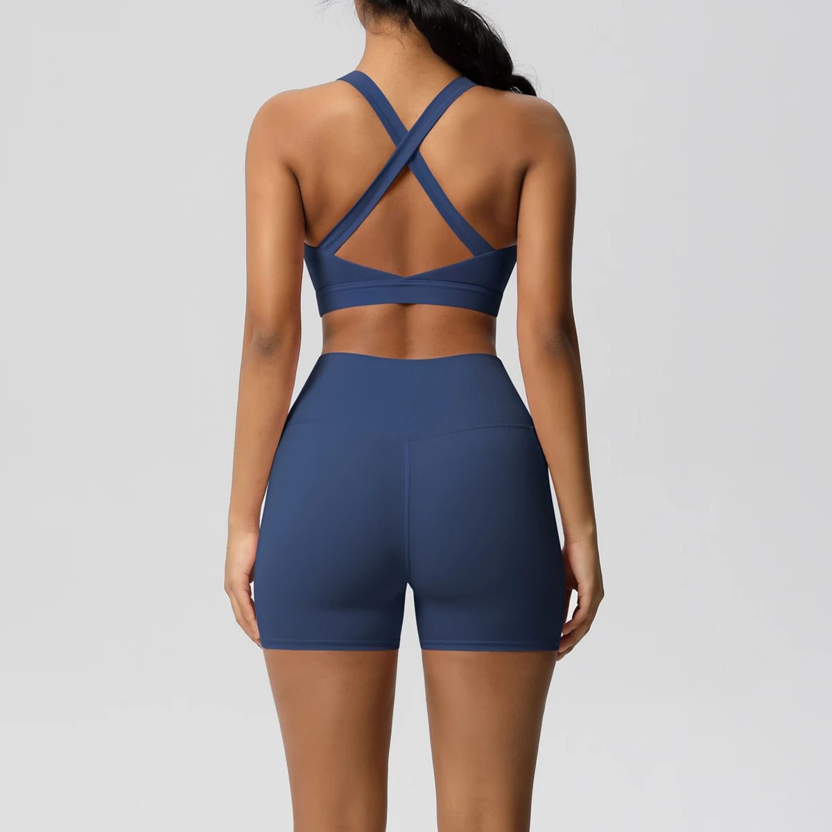 Ensemble de sport 2 pièces avec poches pour le yoga, vêtements de sport